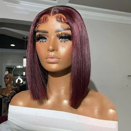 Burgundy Bob Wigs